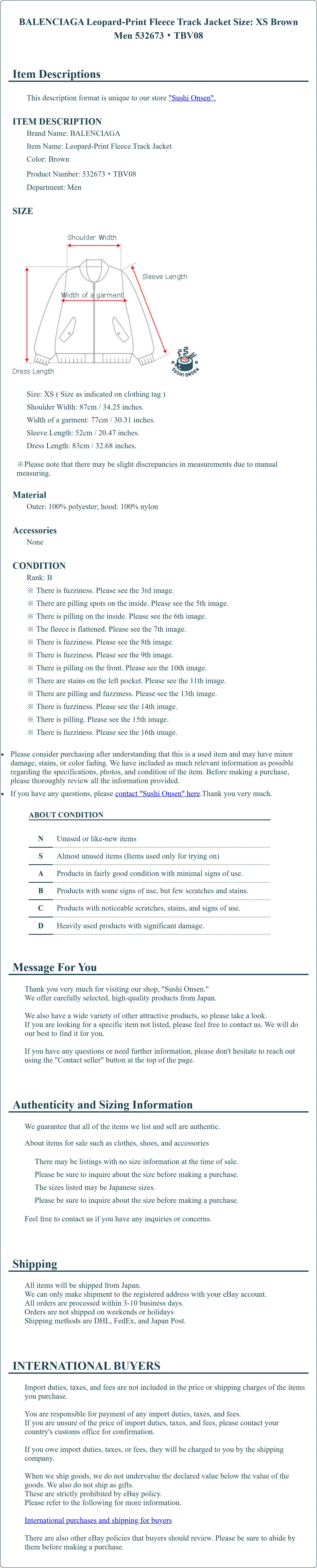 Product Details for Sushi Onsen