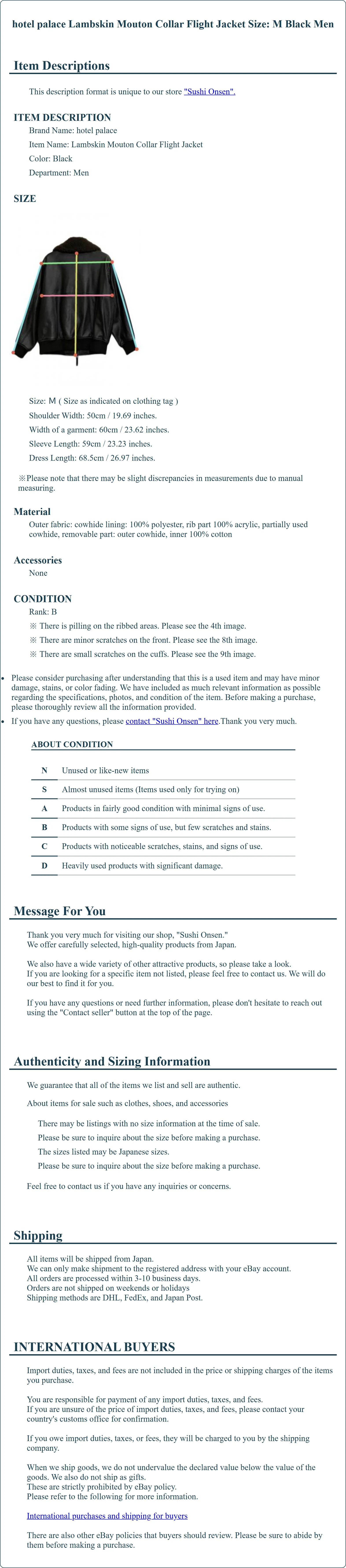 Product Details for Sushi Onsen
