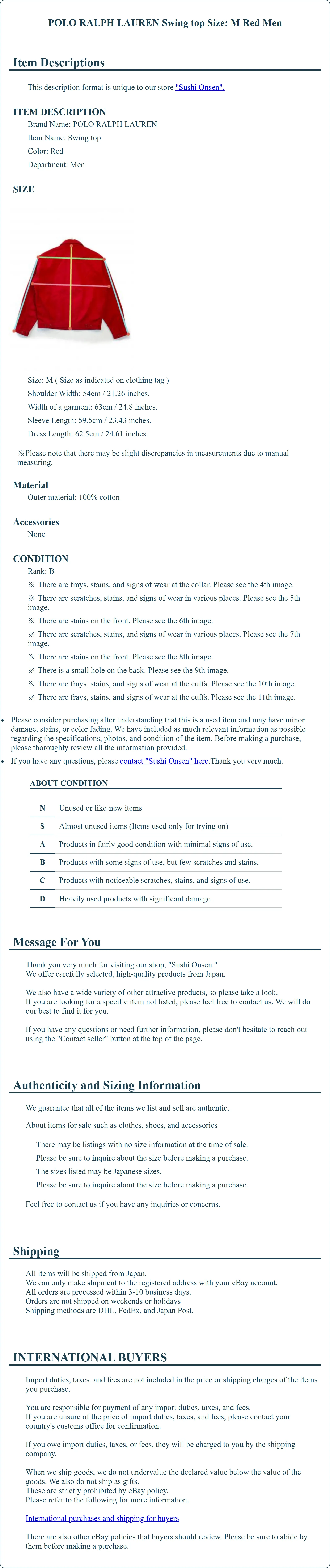 Product Details for Sushi Onsen
