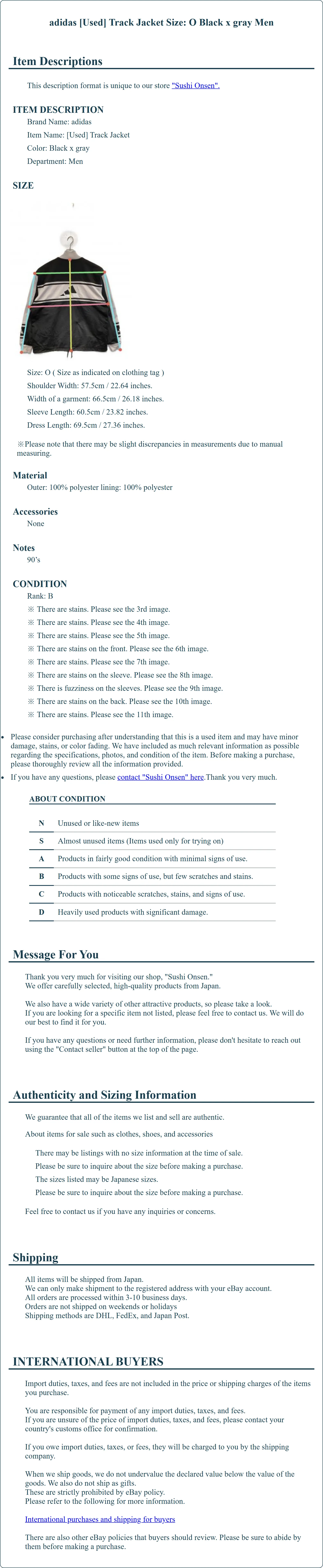Product Details for Sushi Onsen