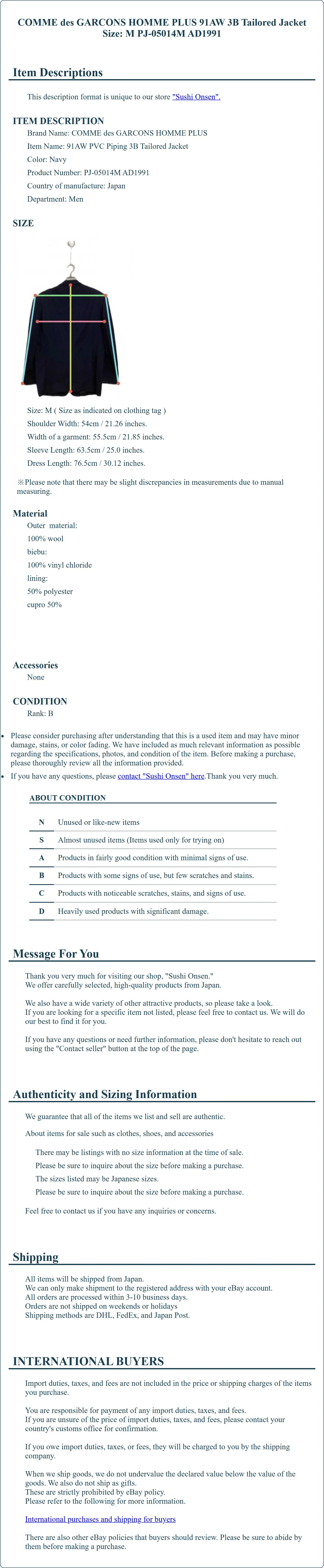 Product Details for Sushi Onsen