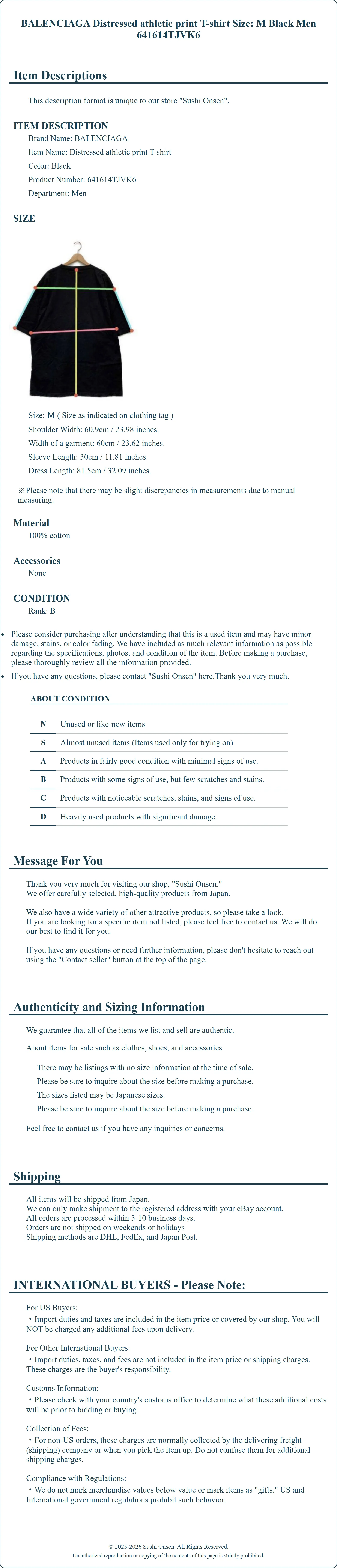 Product Details for Sushi Onsen