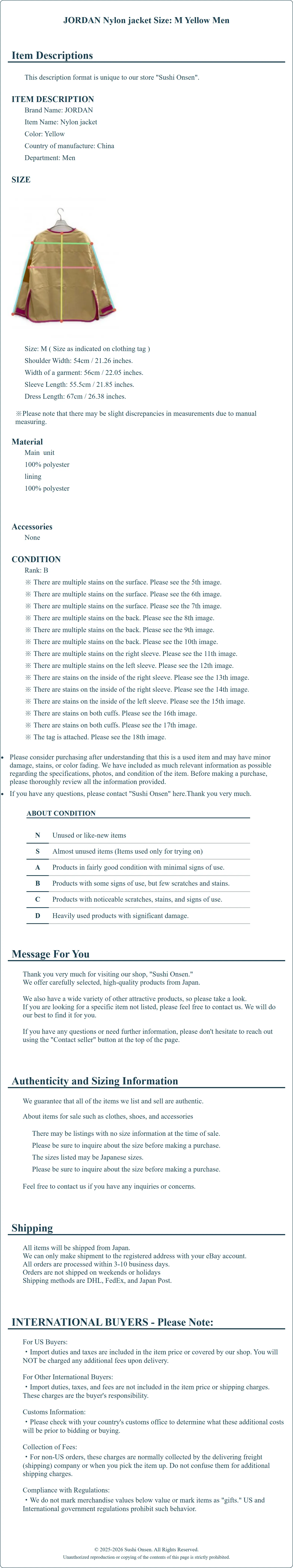 Product Details for Sushi Onsen