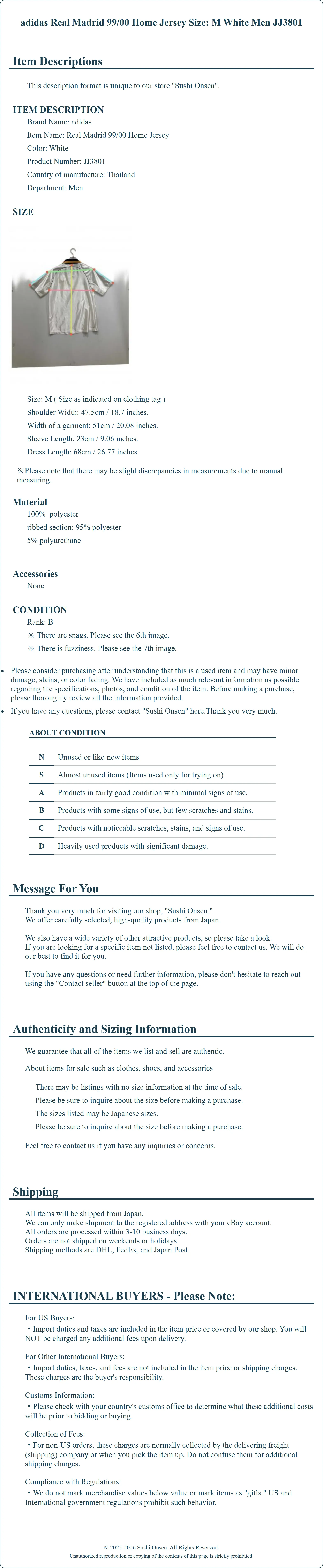 Product Details for Sushi Onsen