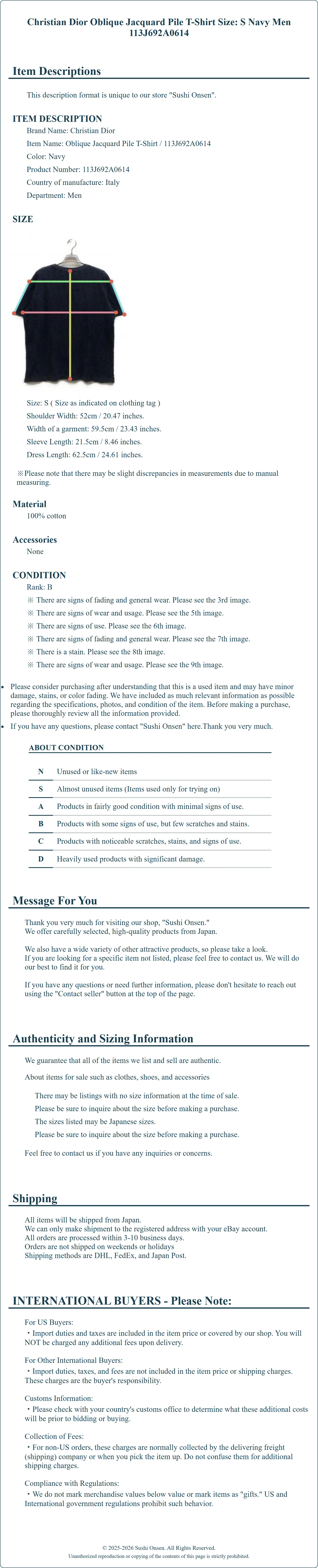 Product Details for Sushi Onsen