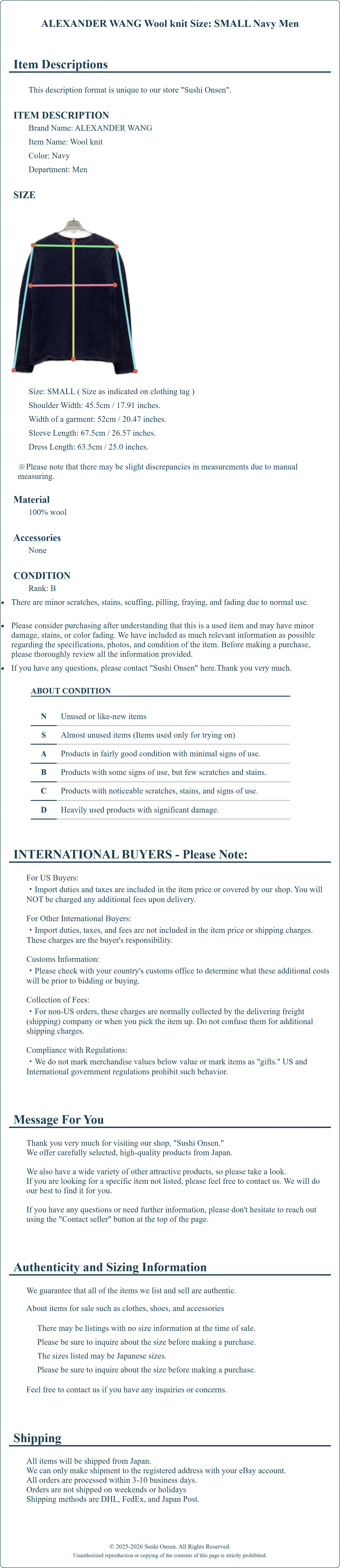 Product Details for Sushi Onsen