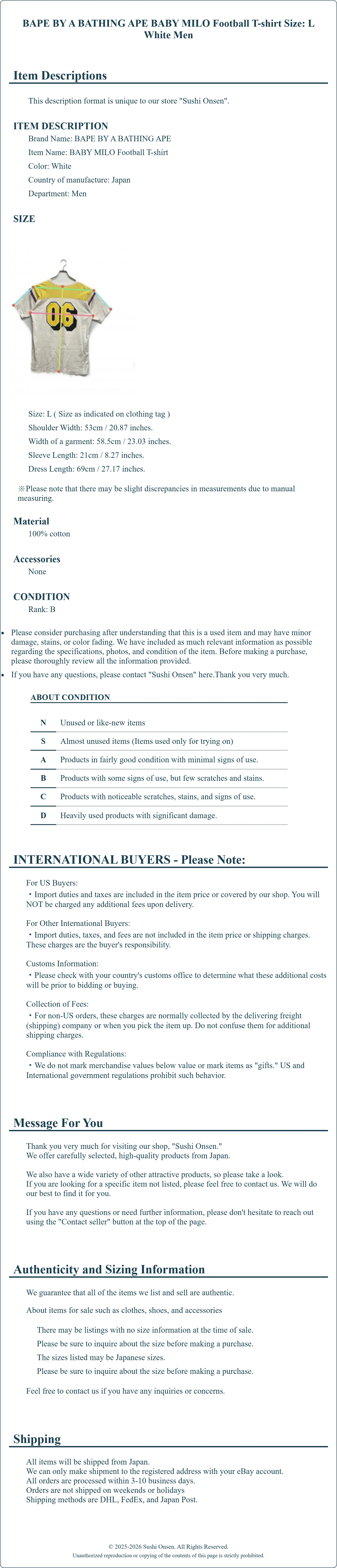 Product Details for Sushi Onsen